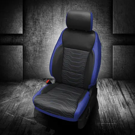 COBALT wrap, BLACK  Center, BLACK contrast all stitch, BLACK wings, Tek Fusion LIGHTNING BOLT FUSION COMBO, COBALT TekColor