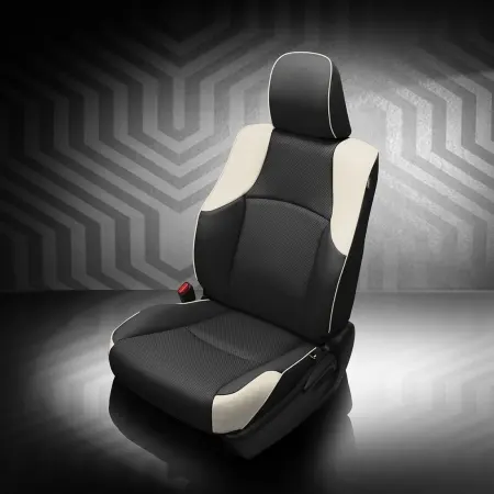 BLACK wrap, PEARL Wings, Perf Body, PEARL piping