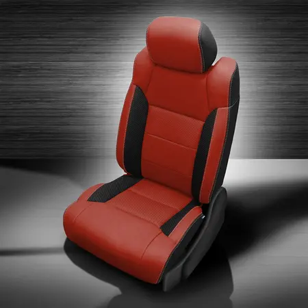 BLACK wrap, CARDINAL  Facing, Perf Inserts, SILVER contrast all stitch, C SHADOW wings