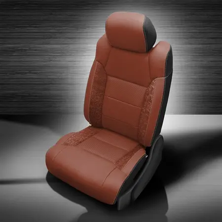 BLACK wrap, COGNAC  Facing, Perf Inserts, SILVER contrast all stitch, OUTLAW SADDLE wings