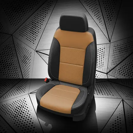 BLACK wrap, TAN  Body, Perf Inserts & Wings, SILVER contrast all stitch