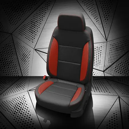 BLACK wrap, CARDINAL Wings, Perf Inserts & Wings, CARDINAL contrast all stitch