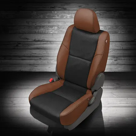 MAHOGANY wrap, BLACK  Body, Perf Body, BLACK contrast all stitch