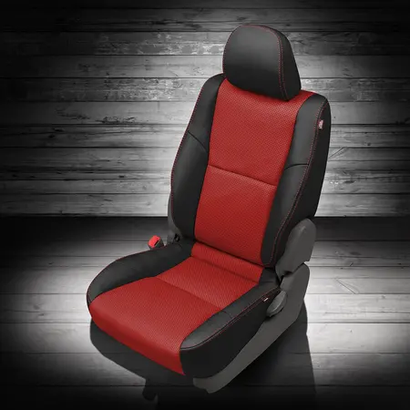 BLACK wrap, RED  Body, Perf Body, RED contrast all stitch