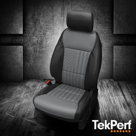 BLACK wrap, LUNAR GREY  Body, LUNAR GREY contrast all stitch, tek dpi - us flag - inserts, BARP TekColor