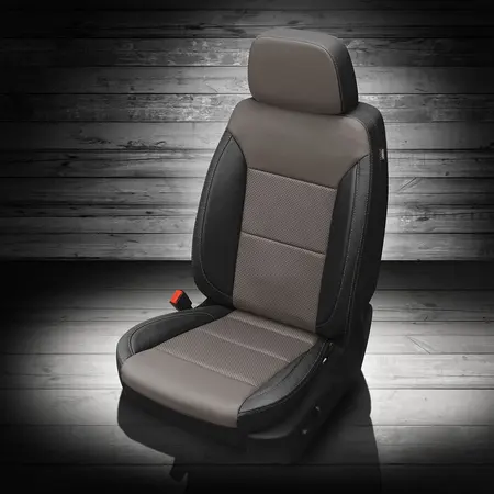BLACK wrap, PLATINUM  Center, Perf Inserts, PLATINUM contrast all stitch