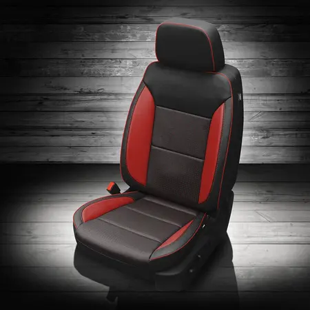 BLACK wrap, BCDA RED  Combo, RED piping, RED wings