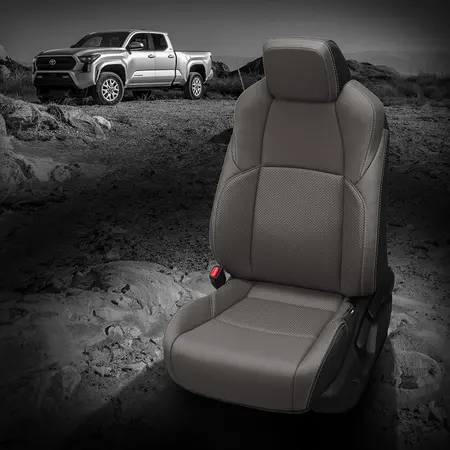 BLACK wrap, LT GREY  Facing, Perf Inserts & Wings, SILVER contrast all stitch