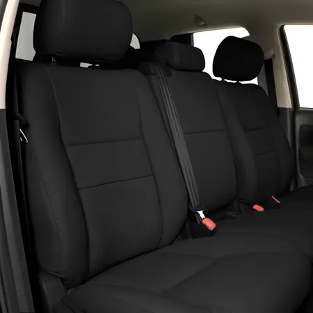 BLACK wrap, BLACK double stitching